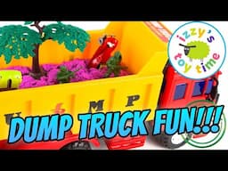 1 Hour of Digging, Building, & Dumping! 🚂🧱 With IZZY'S TOY TIME!!