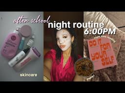 6PM COZY NIGHT ROUTINE ♡ selfcare, cleaning, journaling