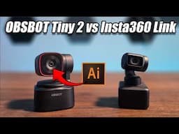 OBSBOT Tiny 2 Lite Vs Insta360 Webcam! Which AI webcam is Best?