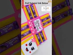 Happy Birthday Chocolate gift box 🎁 / Birthday card ideas / #shortsvideo #shorts