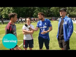 Sam Thompson Gets Ready for Soccer Aid 2025 with the Celebs | This Morning