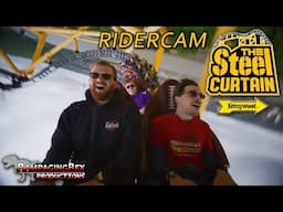 Steel Curtain Ridercam - First Rides Since 2023! | Kennywood Media Day 2025