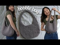 Crochet Bobble Bag Tutorial | Crochet Popcorn Bag