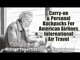 AMERICAN AIRLINES Carry-on & Personal Item Backpacks #REI #Volher
