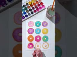 OOLY l Donut Day Water Color Art