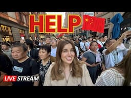 LIVE FROM NANJING STREET, SHANGHAI DURING CHINESE HOLIDAYS (absolute chaos)