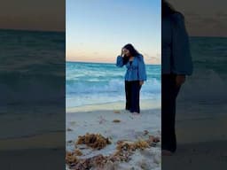 Golden hour by the ocean 🌊 🌅 #bangladeshi #shorts #miami #viralshorts #bengali #banglavlog #bangla
