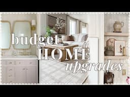 HOW TO ELEVATE YOUR SPACE w/ easy DIY home upgrades - ALL budget friendly!