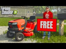 I GOT THIS LAWN MOWER FOR FREE!? (SURVIVAL BUSINESS)