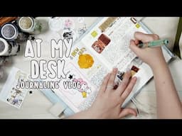 At My Desk Journaling Vlog, Episode 03 | Daily Journaling & Washi Haul