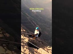 India's Most thriller🥵 and adventurous 😳| 1800 feet KOKANKADA Rapelling 🫣