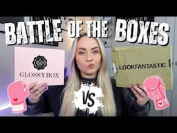 BATTLE OF THE BOXES 🥊  GLOSSYBOX VS LOOKFANTASTIC 6 MONTHS REVIEW | MISS BOUX