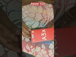 REDMI A3X | UNBOXING VIDEO | 3GB | 64GB | MIDNIGHT BLACK COLOUR | #redmi #a3x #review