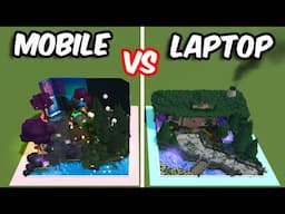 MOBILE VS PC BUILD BATTLE ON BLOXBURG
