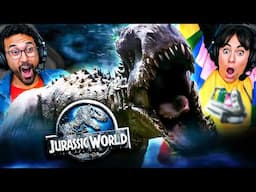 JURASSIC WORLD (2015) IS A MONSTROUS RIDE!! MOVIE REACTION!! Jurassic Park | Road To JW Rebirth