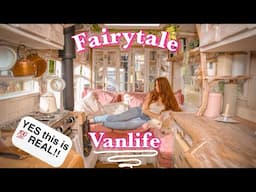 [ASMR] Fairytale Vanlife in England 🌸 Cosy Solo Female Vanlife (1 HOUR) The Ultimate Comfort Video