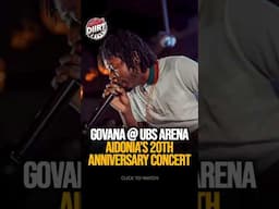 Govana Performing at Aidonia's 20th Anniversary Concert at the UBS Arena in New York