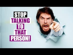 Don't Associate With THAT Person!  (He/She Wrong Thinks!)