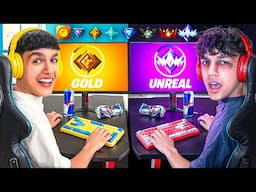 Not Leaving My Gaming Setup Until I Reach UNREAL Rank… (Solo Speedrun)