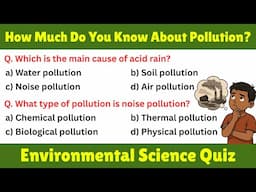 How Much Do You Know About Pollution? 20 EVS Questions | World Environment Day | Pollution Quiz
