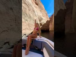Add Lake Powell to your summer bucket list,thank me later #lakepowell  #exploreamerica #travelinspo