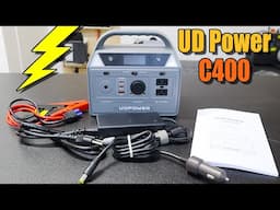 UDPOWER C400 Power Station with Car jump Starter