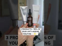 3 PRODUCTS = 90% OF YOUR ANTI-AGEING SKINCARE ROUTINE ✔️✨🌝 #skincareroutine #antiaging