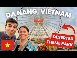 We Visit a DESERTED Theme Park in DA NANG (Sun World Da Nang Downtown)