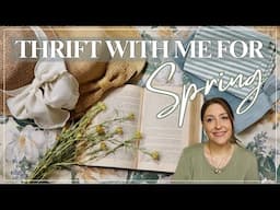 GOODWILL THRIFT WITH ME & STYLED THRIFT HAUL! | Spring Decorating Ideas | Thrifting, Home Decor