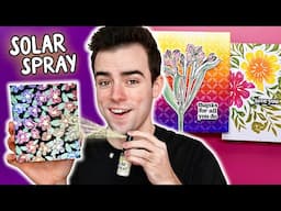 Introducing SOLAR SPRAY: A GAMECHANGING Shimmer Spray For Cardmaking!✨