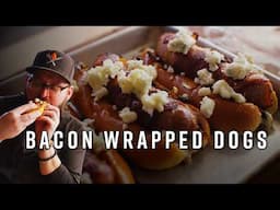 Bacon-Wrapped Hot Dogs Recipe | Crispy, Smoky BBQ Dogs with Chef Tom