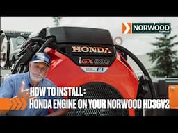 How to Install a Honda Engine on Your Norwood HD36V2 | Dave Boyt Tutorial