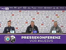 Die Pressekonferenz vor dem Heimspiel gegen Sandhausen