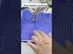Back and forth quilting design. #freemotionquilting