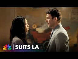 Erica and Rick Almost Kiss | Suits LA | NBC