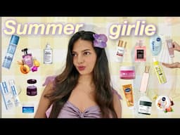 SUMMER GIRLIE ESSENTIALS *sunscreens, perfumes, moisturizers, body spf* #summeressentials