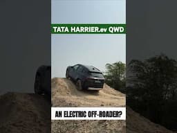 Tata Harrier.ev QWD - Built Tough Electric Off-Roader! | autoX #shorts