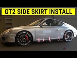 How To Install GT2 Side Skirts on a Porsche 997 (Narrow Body DIY Tutorial) #997 #porsche