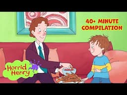 Is Henry's Dad The BEST Parent EVER!? 😲 Horrid Henry Compilation | 40+ MINS | Cartoons for Kids