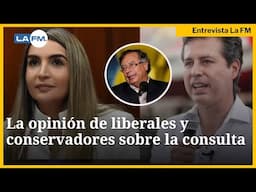 Nadia Blel y Juan Manuel Galán hablan sobre la decisión de Petro de decretar la consulta