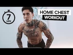 DO THIS 7 MIN CHEST WORKOUT FROM HOME | REAL RESULTS