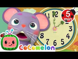Hickory Dickory Dock (Learn The Clock)  | COCOMELON 🍉 | Nursery Rhymes & Lullabies | Kids Songs