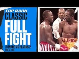 Sugar Ray Leonard vs Thomas Hearns 2 | ON THIS DAY FULL FIGHT | JUNE 12, 1989