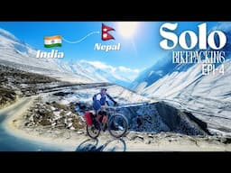 Riding towards Manang The most beautiful town in Nepal | Annapurna circuit solo Bikepacking