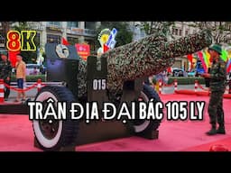 Sài Gòn 30 tháng 4 : 15 khẩu đại bác 105 ly ở Bến Bạch Đằng sông Sài Gòn