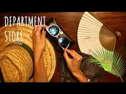 ASMR role play - department store - going on vacation