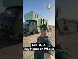Horse Truck Converted into Rustic Tiny House on Wheels