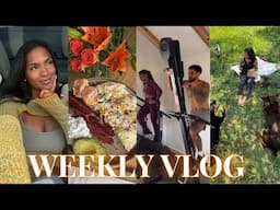 WEEKLY VLOG ♡ (cozy home upgrades, new farm animals, at home gym reveal!! workout with us PART 1 +)