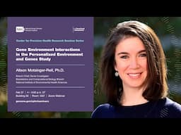 CPHR Seminar Series - Alison Motsinger-Reif