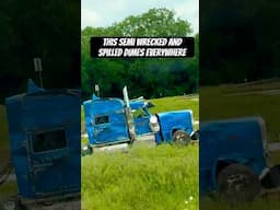 Wrecked Spilled Dimes Everywhere! #texas #wreck #vanlifediaries